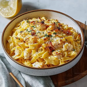 Creamy Seafood Crab Pasta Bake Recipe