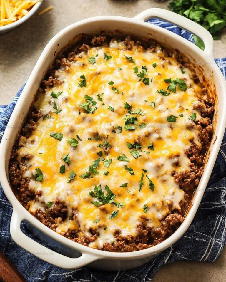 Cream-Sauced Ground Beef Potato Casserole Recipe