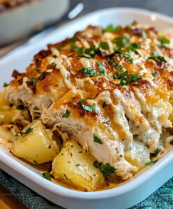 Loaded Ranch Potato Chicken Casserole Recipe