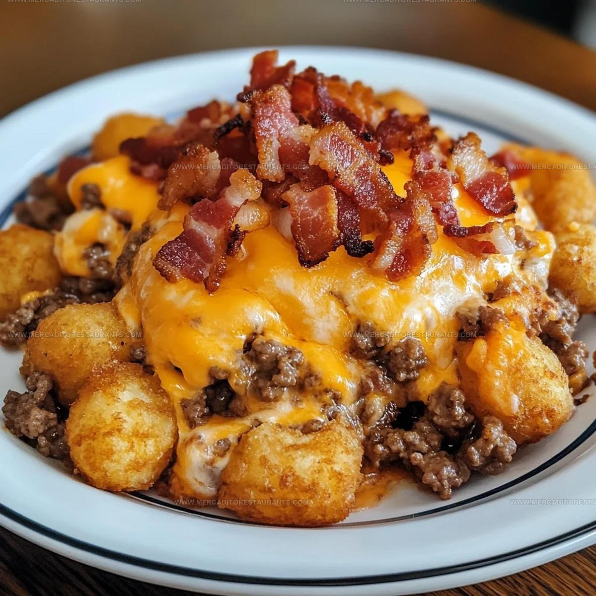 Loaded Bacon Cheeseburger Tater Tot Casserole Recipe
