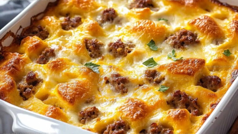 Hearty Crescent Roll Breakfast Casserole Recipe