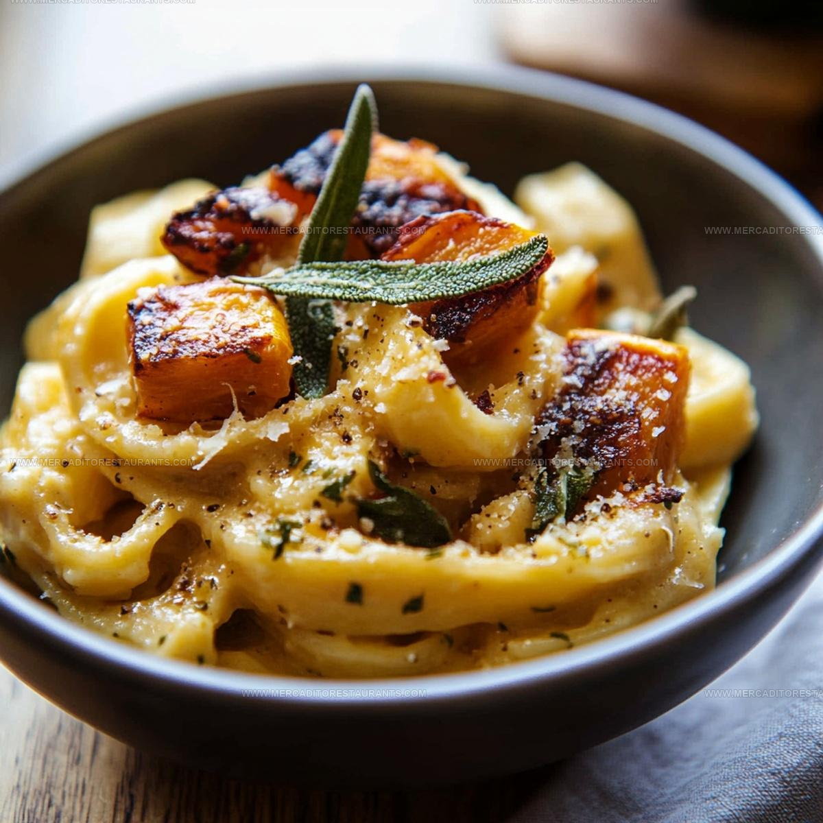 Roasted Butternut Squash and Sage Pasta Recipe