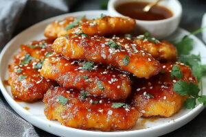 Ultra Crispy Hot Honey Chicken Recipe