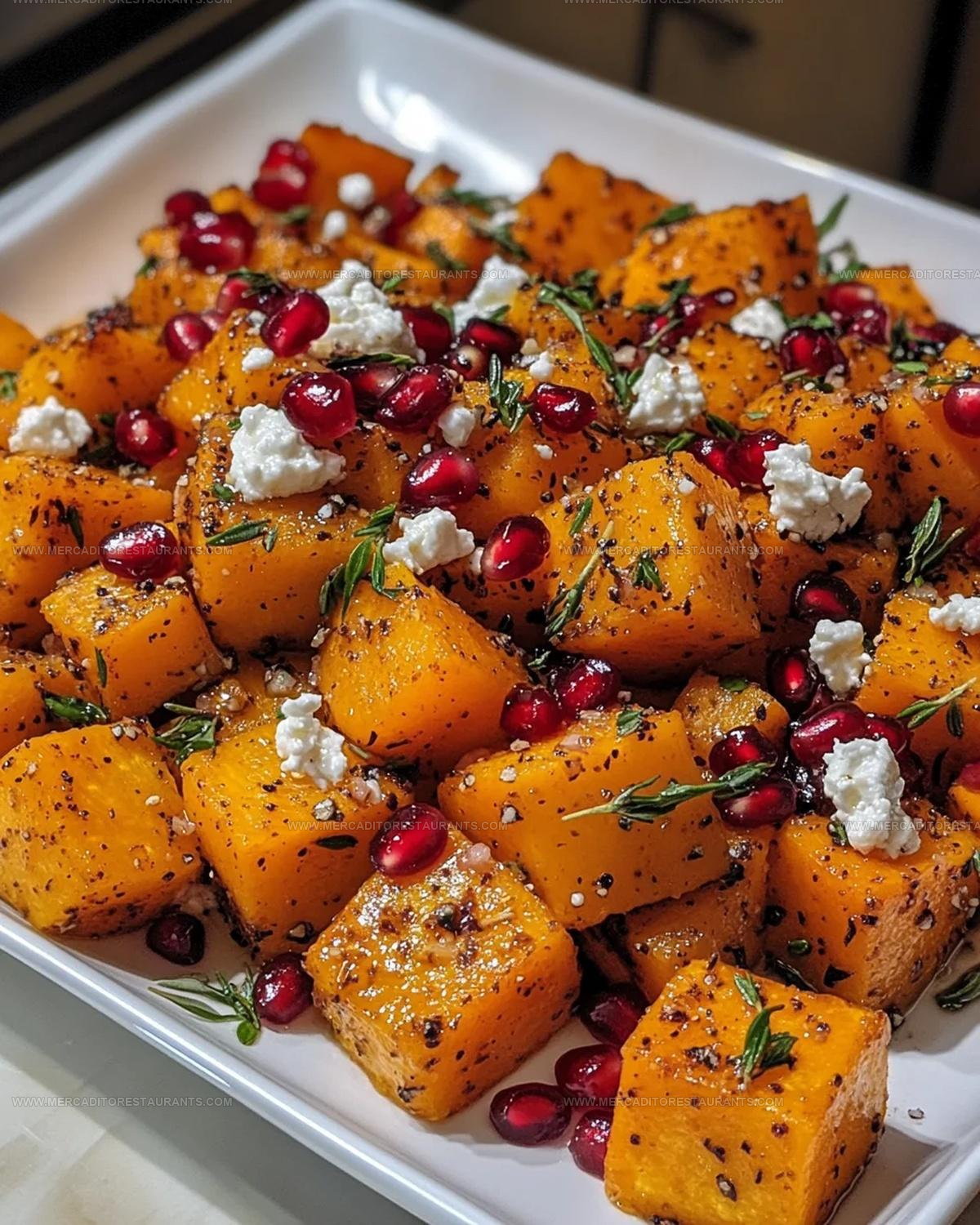 Roasted Butternut Squash With Goat Cheese Recipe