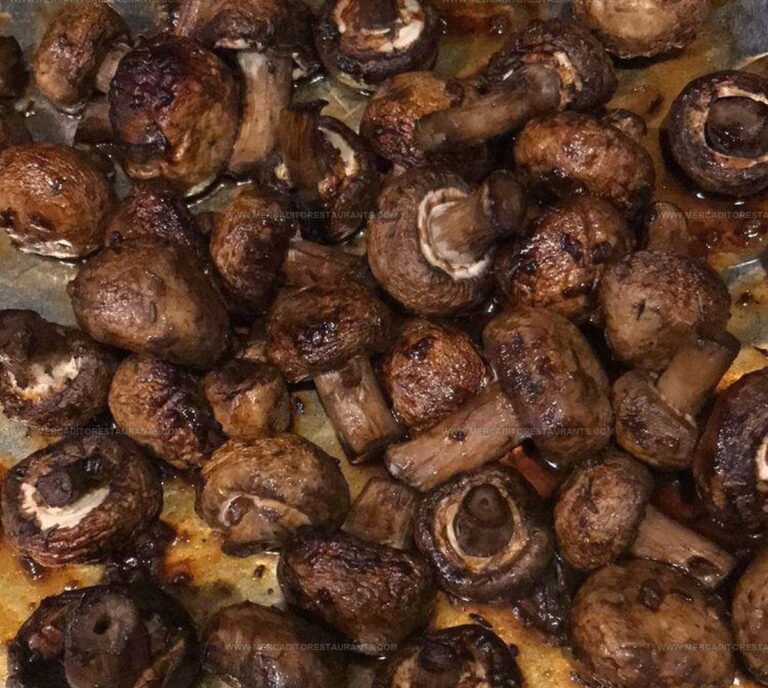 Balsamic Soy Roasted Garlic Mushrooms Recipe