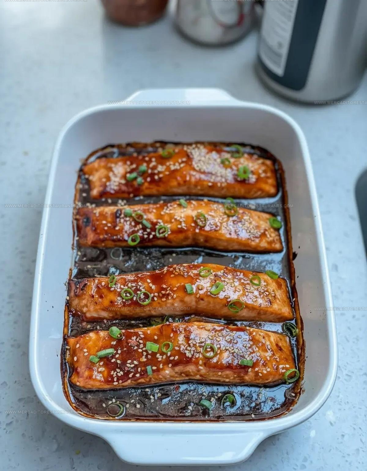 Citrus-Glazed Baked Teriyaki Salmon Recipe