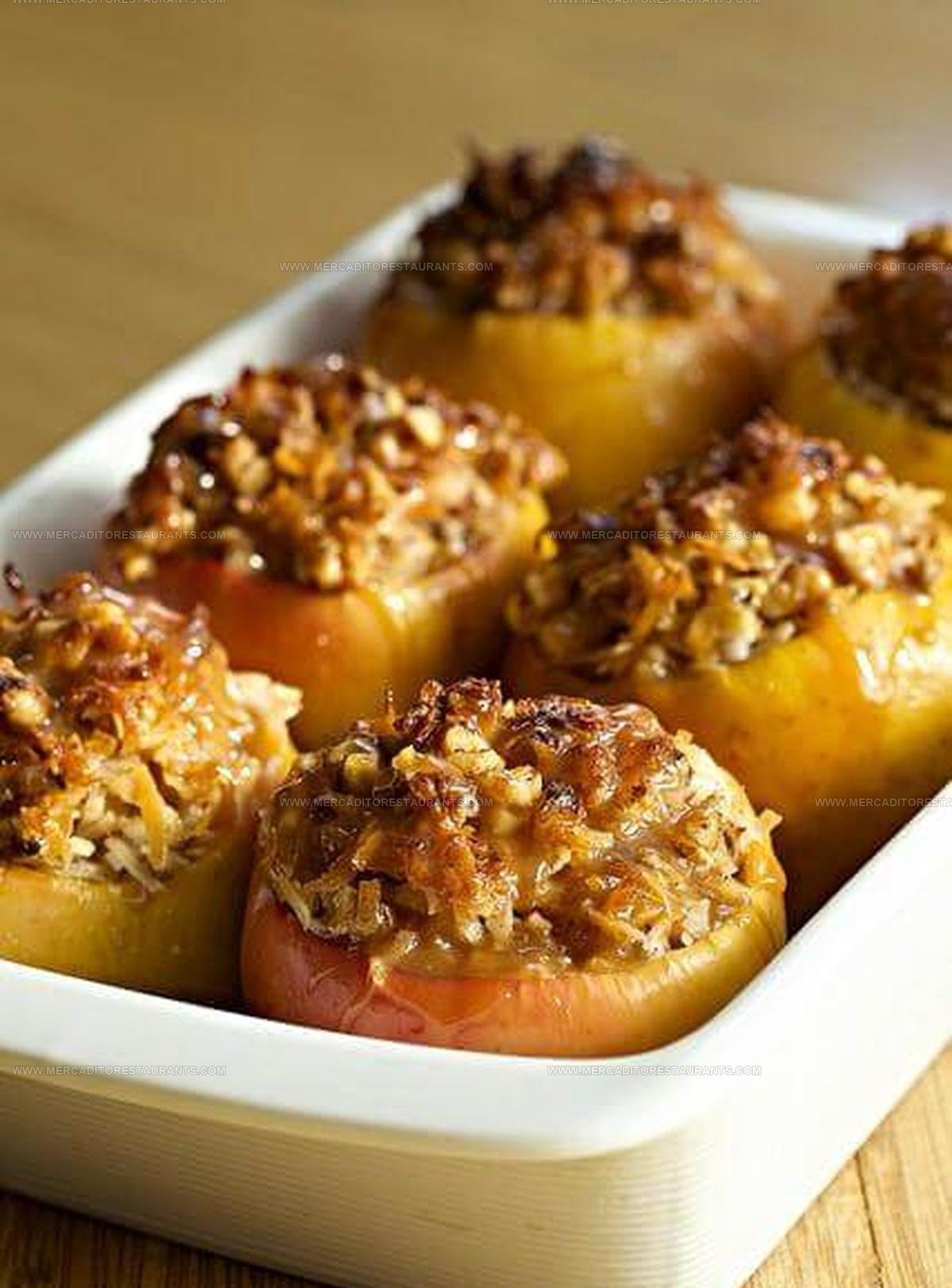 Baked Apples with Coconut Pecan Stuffing Recipe