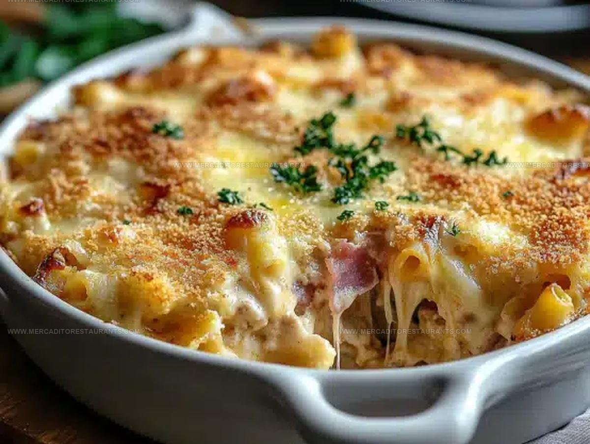 Cheesy Chicken Cordon Bleu Casserole Recipe