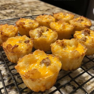 Breakfast Tater Tot Casserole Cups Recipe