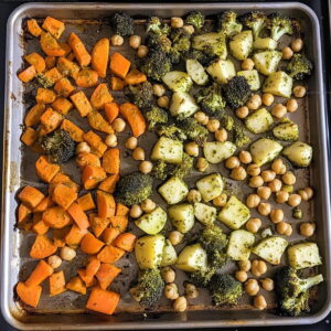 Zero Waste Roasted Vegetable Sheet Pan Dinner Recipe