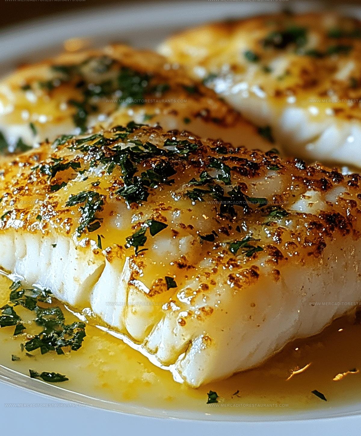 Zesty Lemon Butter Cod Bake Recipe