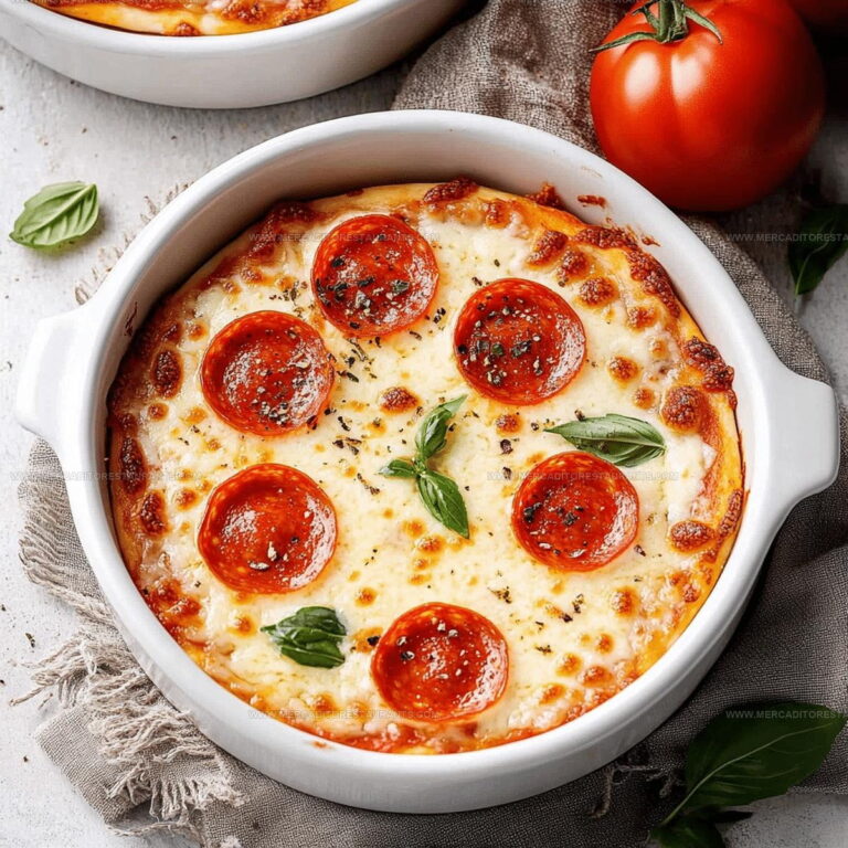 Pizza Cottage Cheese Bake Recipe