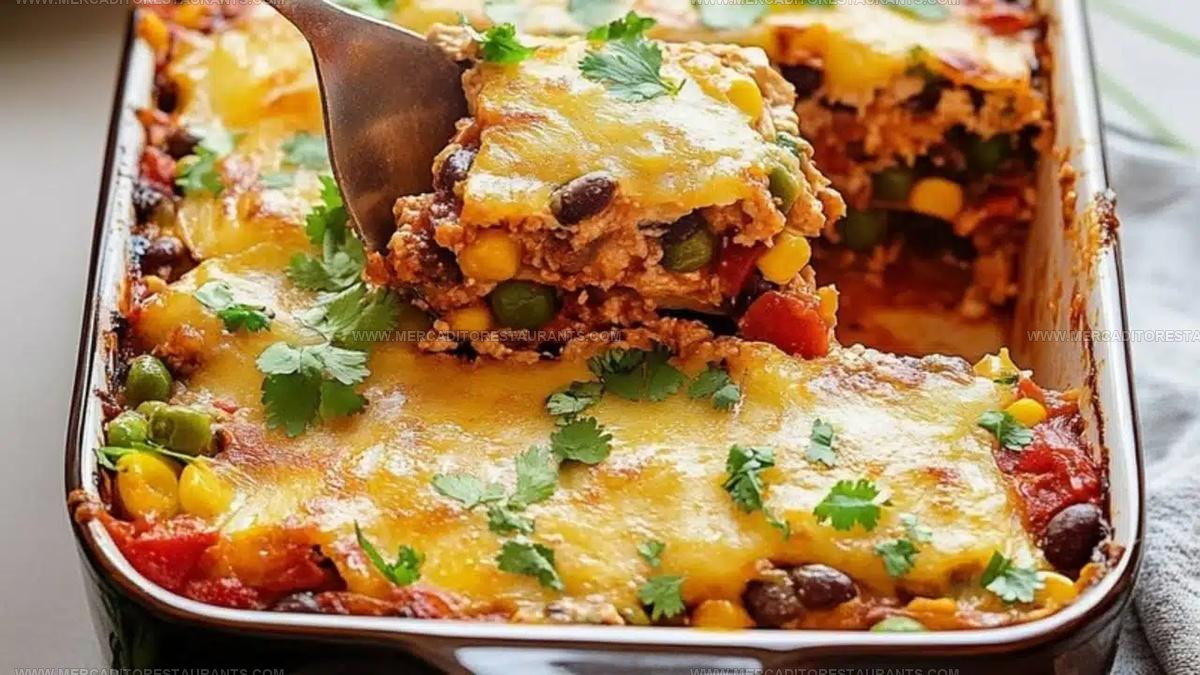 Vegetarian Mexican Tortilla Casserole Recipe