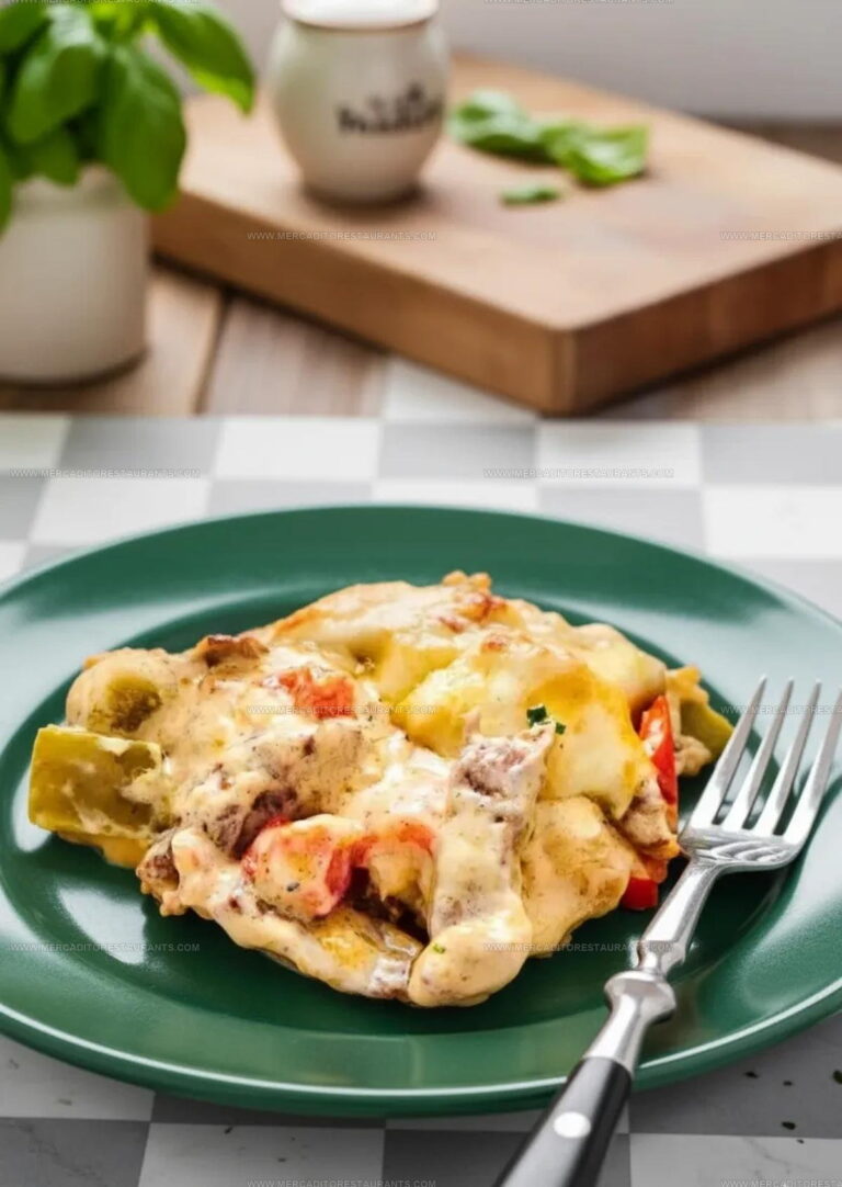 Steakhouse-Style Philly Cheesesteak Casserole Recipe