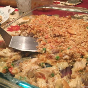 Bacon-Topped Chicken Noodle Casserole Recipe