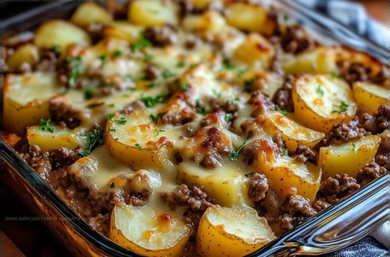 Comfort-Classic Hamburger Potato Casserole Recipe