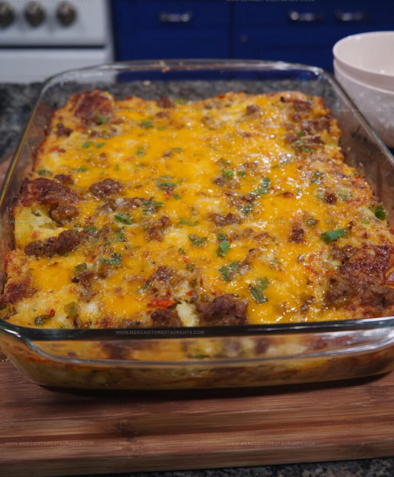 Morning-Style Sausage Hash Brown Casserole Recipe