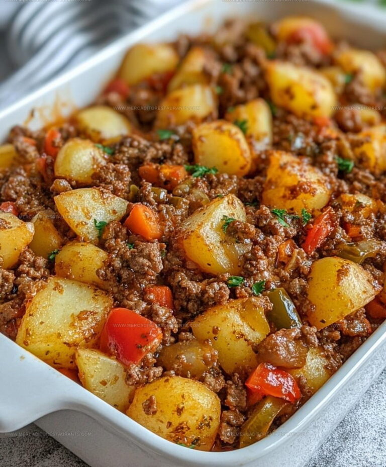 Saucy Beef and Vegetable Casserole Recipe