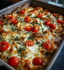 Bruschetta Chicken Casserole Recipe