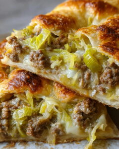 Crescent-Crust Beef Runza Casserole Recipe