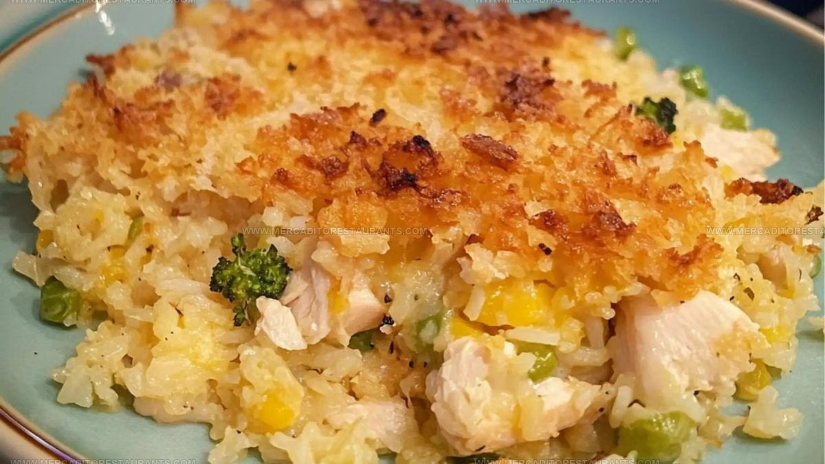 Rotisserie Chicken and Rice Casserole Recipe