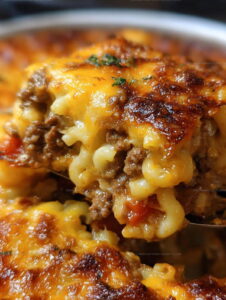 Macaroni-Based Hamburger Casserole Recipe
