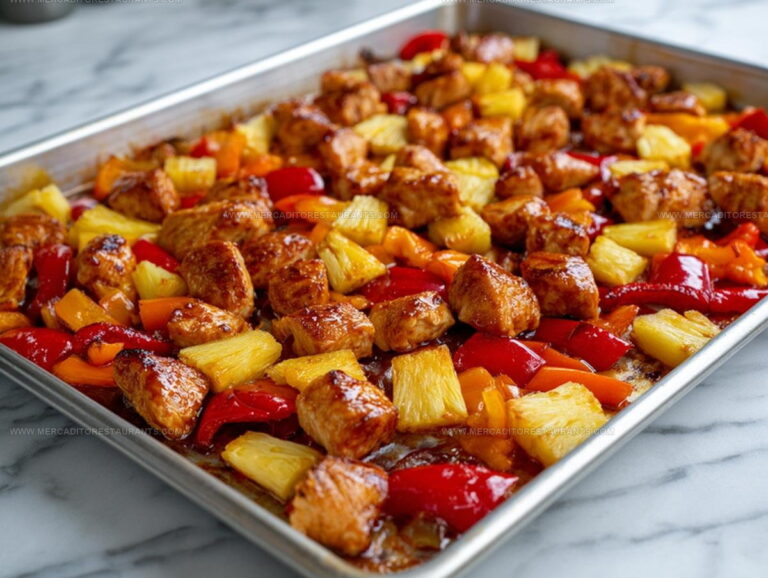 One-Pan Hawaiian Chicken Sheet Pan Recipe
