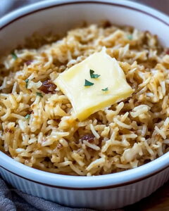 Stick Of Butter Baked Rice Recipe