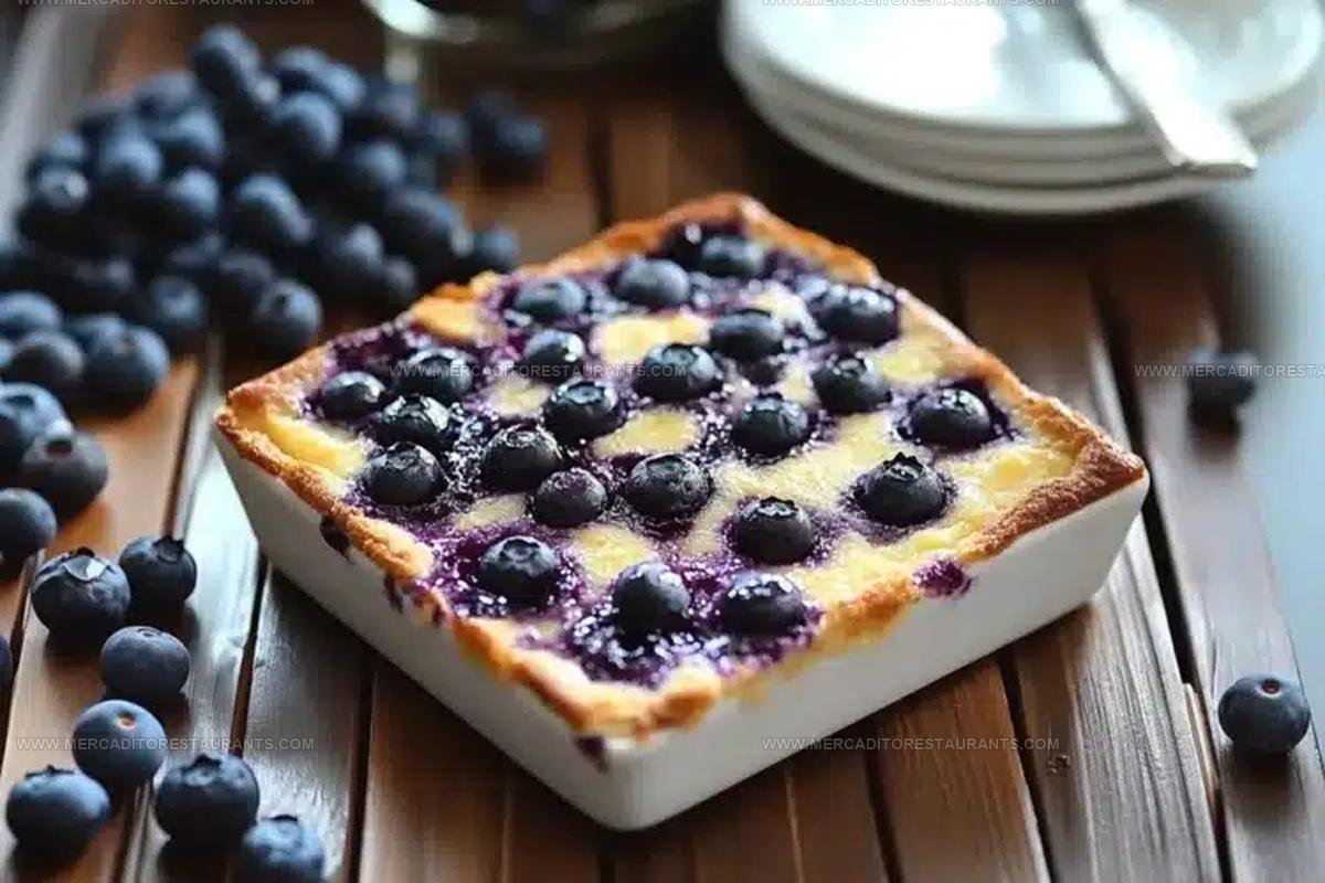 High Protein Blueberry Cottage Cheese Breakfast Bake Recipe