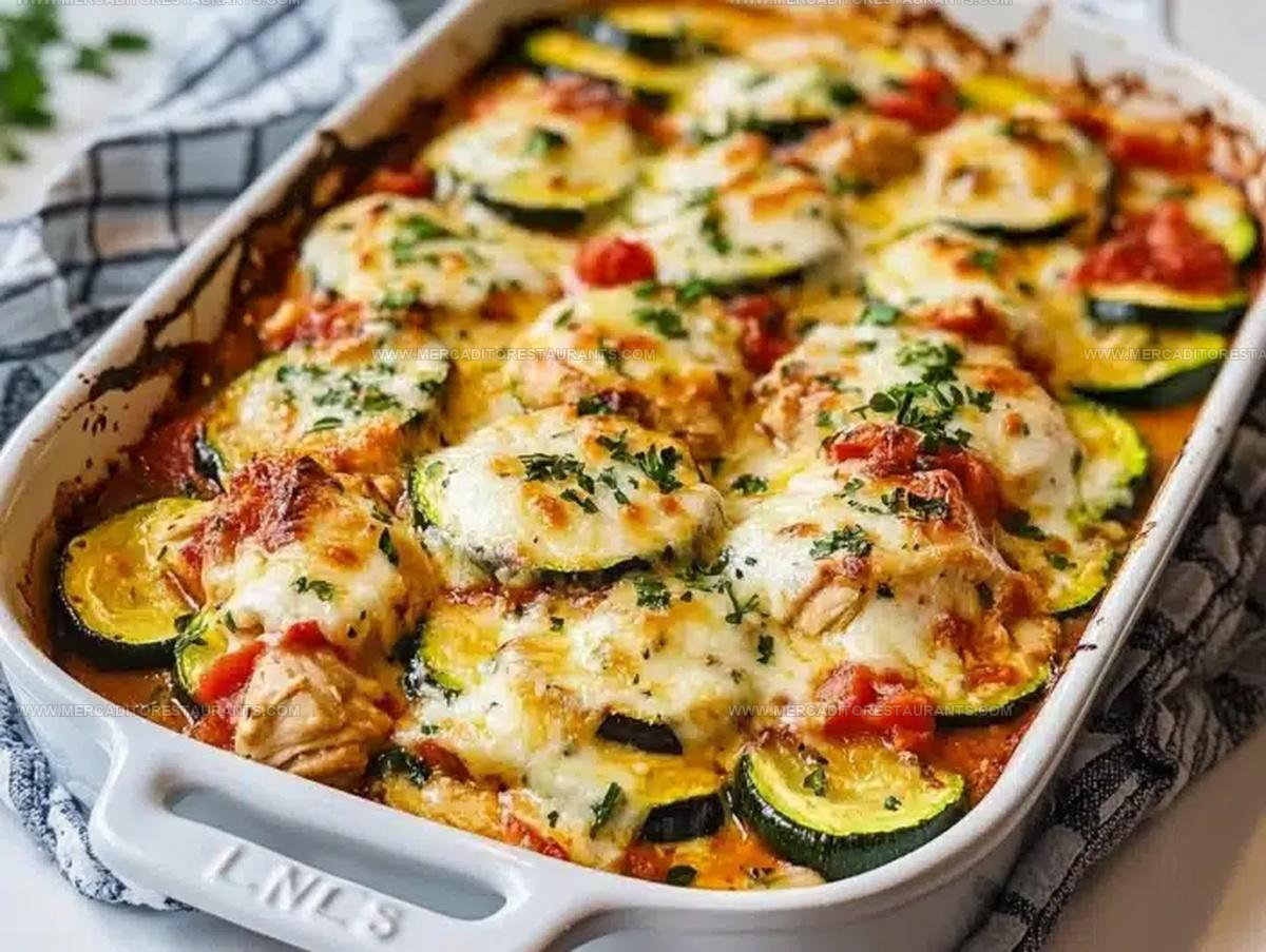 Mediterranean Chicken Zucchini Bake Recipe