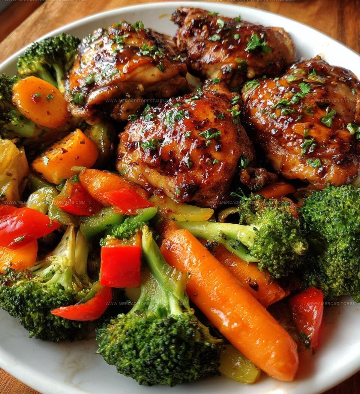 OnePan Garlic Butter Chicken Veggies Recipe