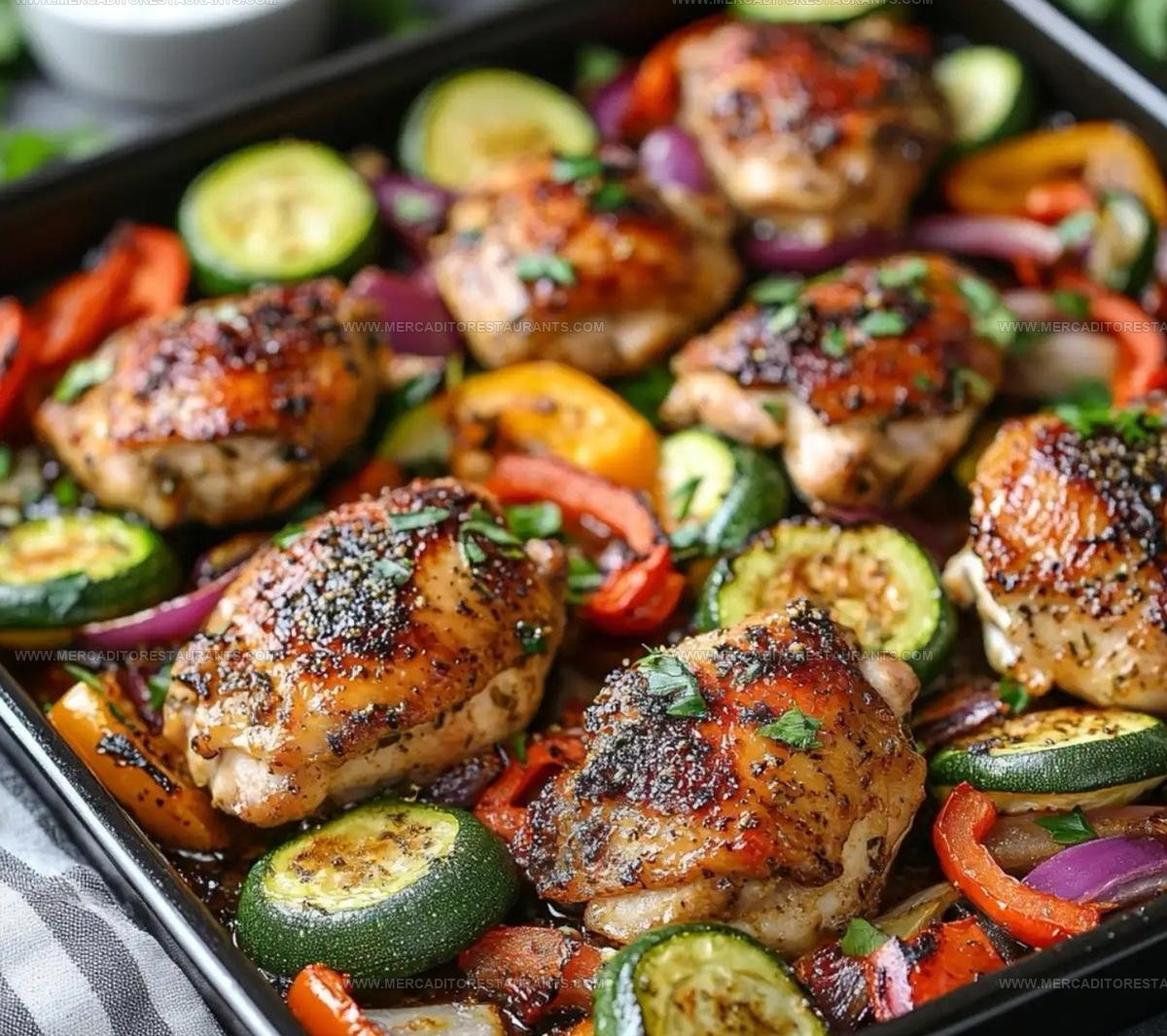 Sheet Pan Chicken With Vegetables Recipe