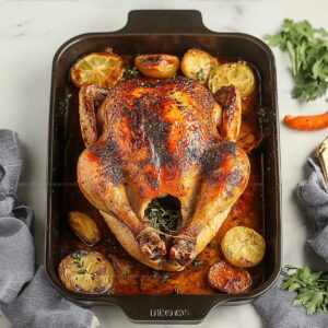 Oven Roasted Whole Chicken Recipe