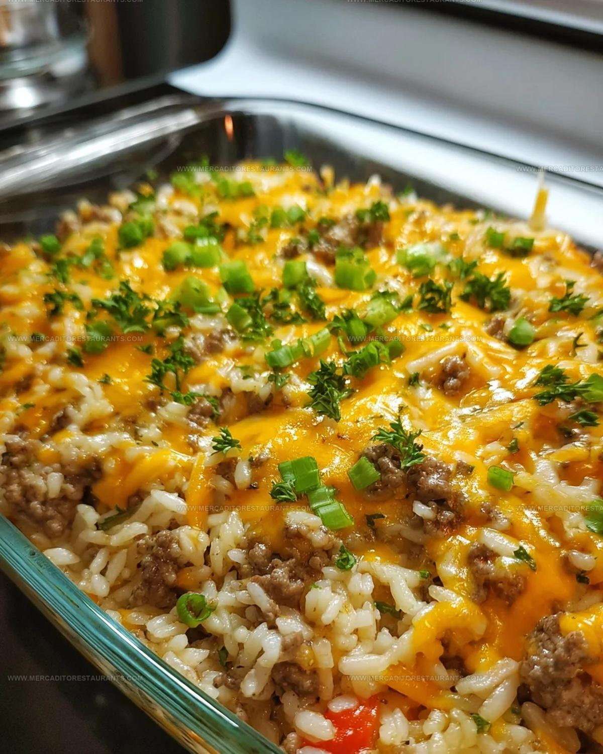 Easy Hamburger Rice Casserole Recipe