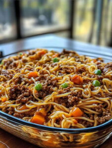 Grandmas Ground Beef Chow Mein Casserole Recipe
