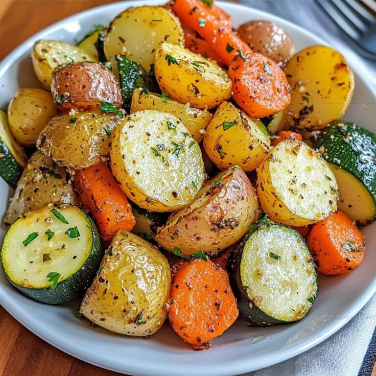 Herb Roasted Potatoes Carrots Zucchini Recipe