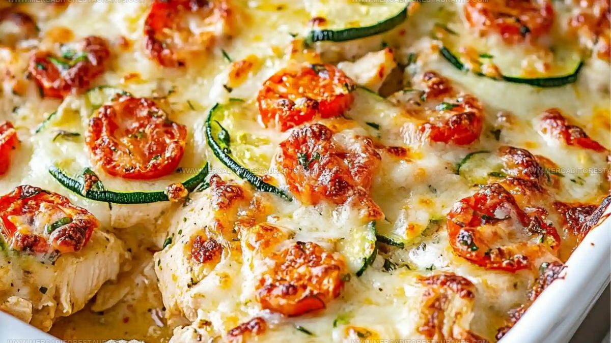 Greek Mediterranean Chicken Zucchini Bake Recipe