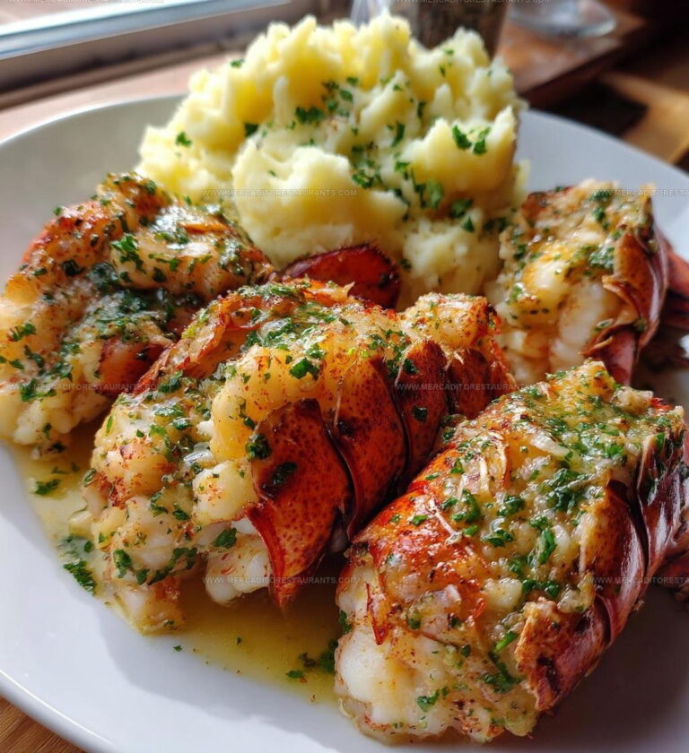 Baked Lobster Tails With Garlic Herb Butter Sauce Recipe