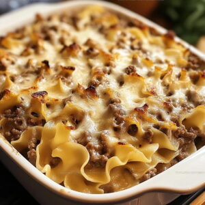 Savory French Onion Beef Casserole Recipe