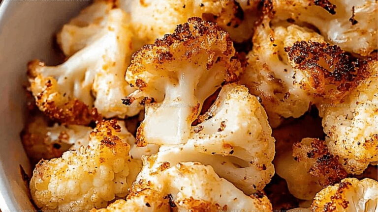 Oven-Roasted Cauliflower Recipe