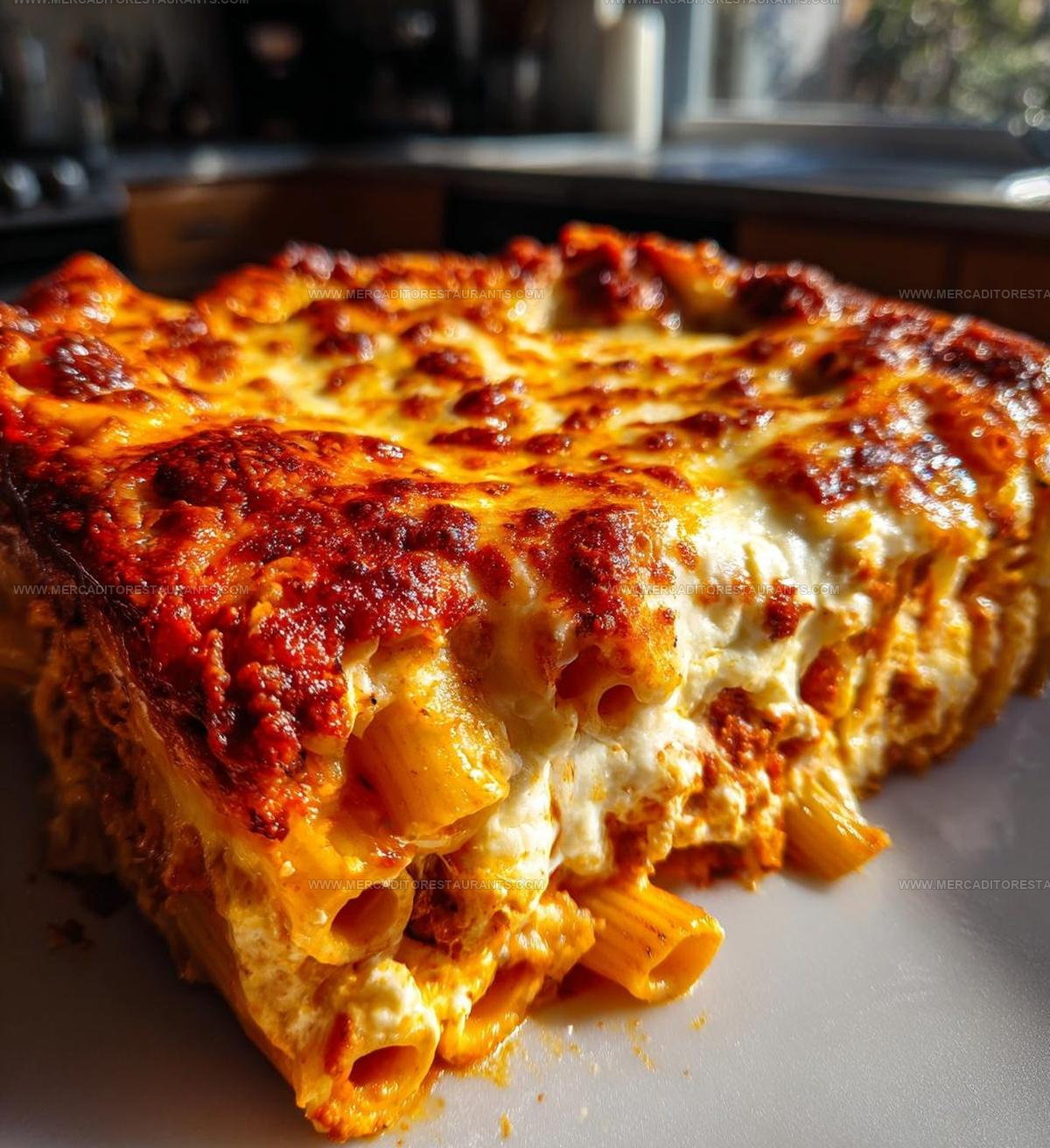 Cheesy Baked Penne Recipe