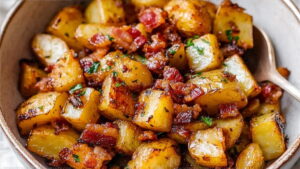Honey Bacon Roasted Potatoes Recipe