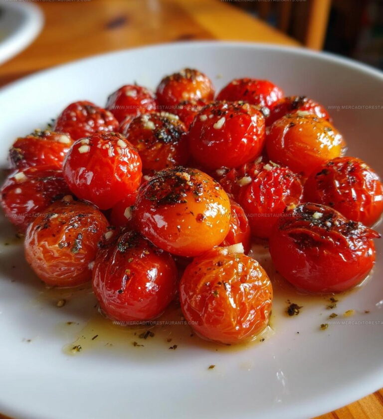 Savory Garlic Roasted Cherry Tomatoes Recipe