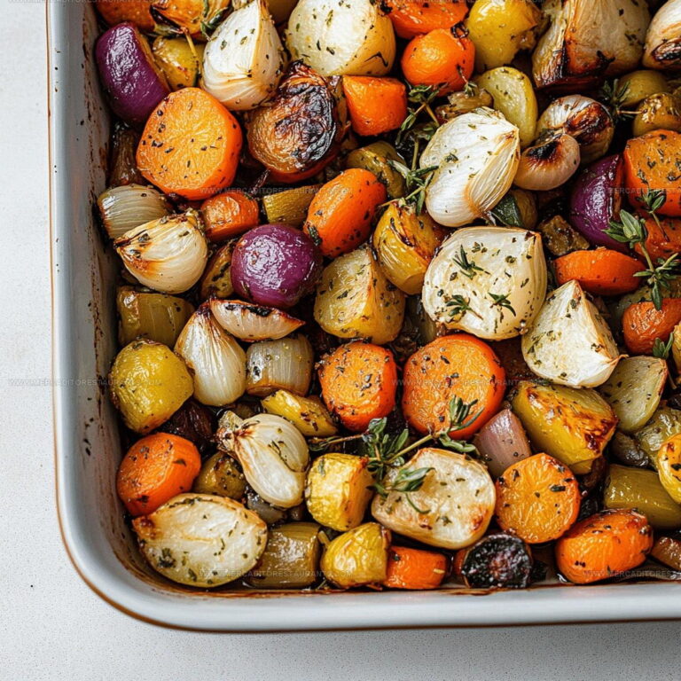 Garlic Herb Oven Roasted Vegetables Recipe