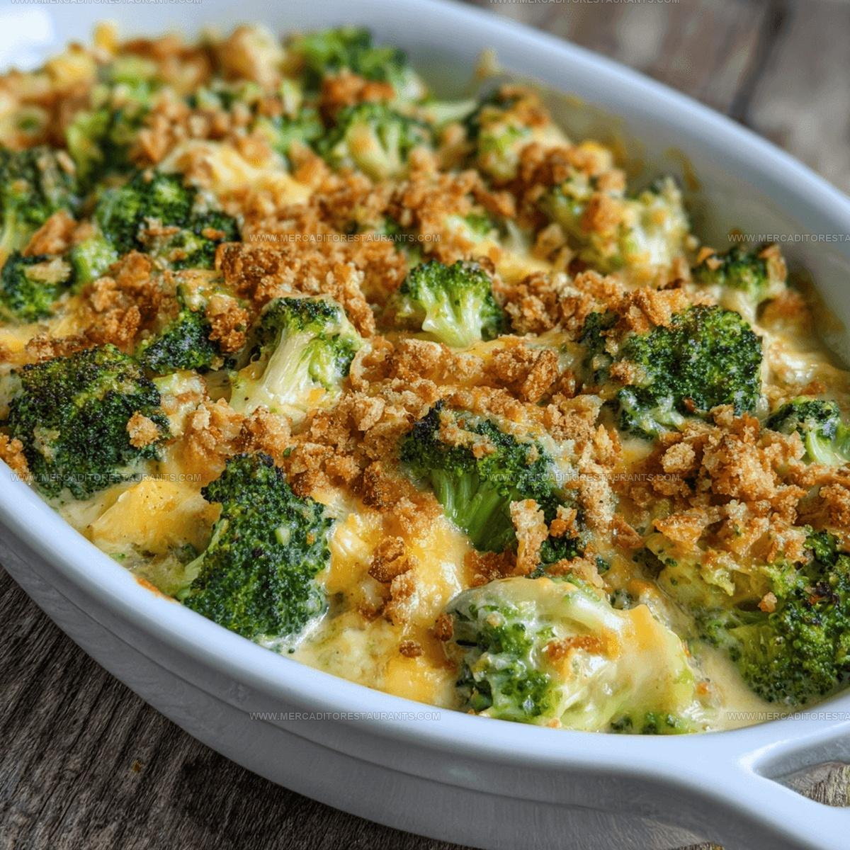 Creamy Broccoli Cheese Casserole Recipe