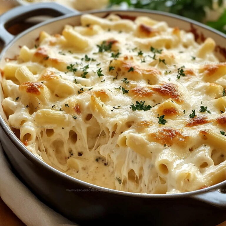 Luscious Chicken Alfredo Casserole Recipe