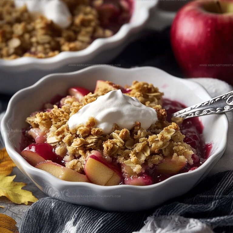 Baked Apple Cranberry Crisp Recipe