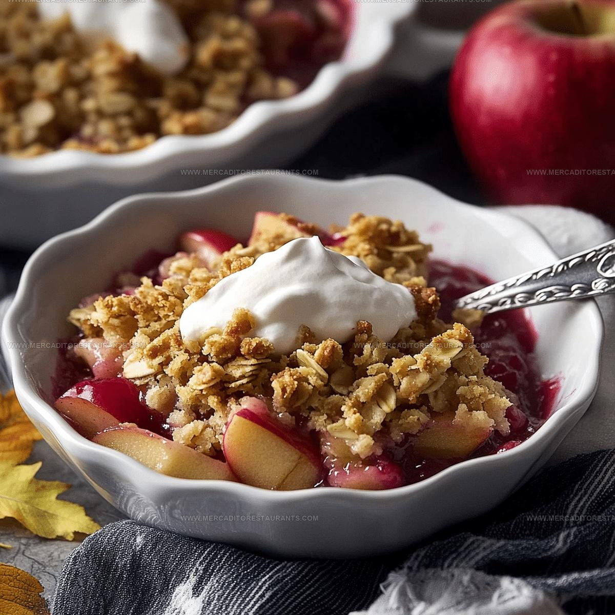 Baked Apple Cranberry Crisp Recipe