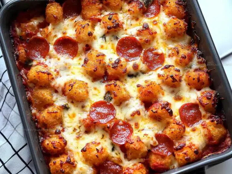 Crispy Pizza Tot Casserole Recipe