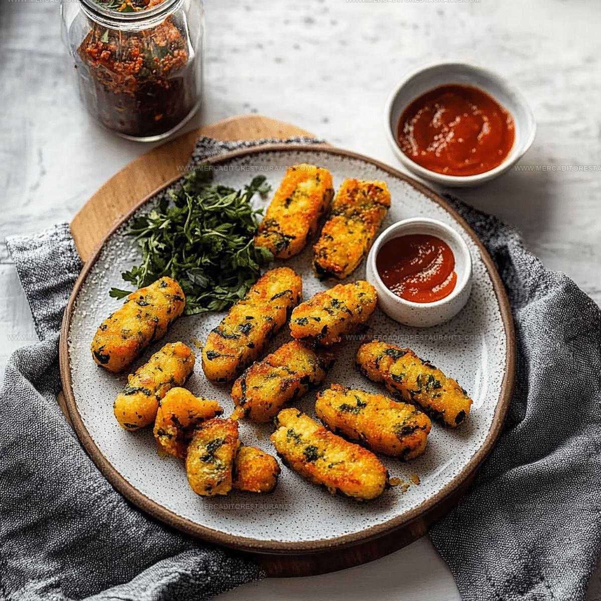 Baked Zucchini Tots Recipe